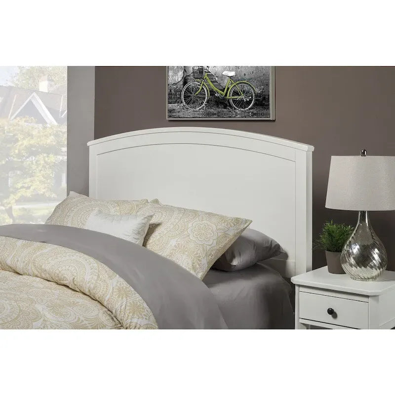 Mahogany / White Panel Bed – Queen / King / Cal King, Sleeps 2
