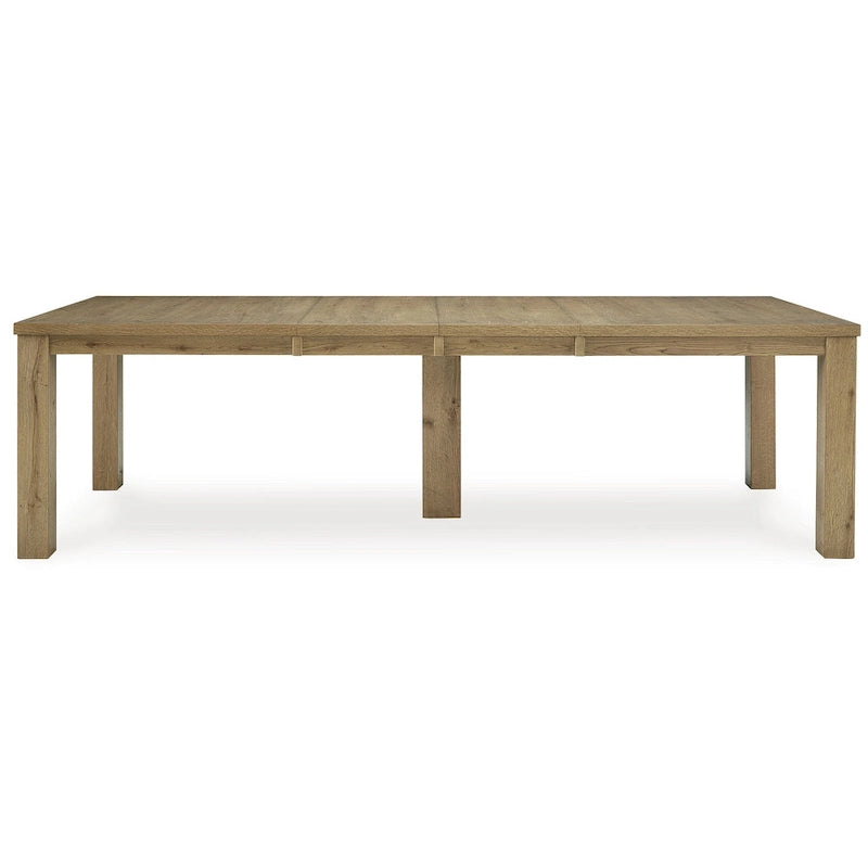 Light Brown Rustic Oak Extension Dining Table, Seats up to 10