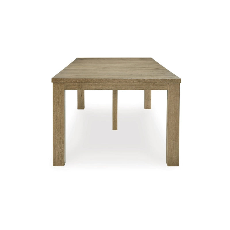 Light Brown Rustic Oak Extension Dining Table, Seats up to 10