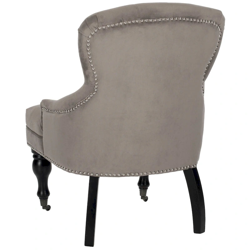 Tufted Diamond Accent Arm Chair, Single Seat – Multiple Colors