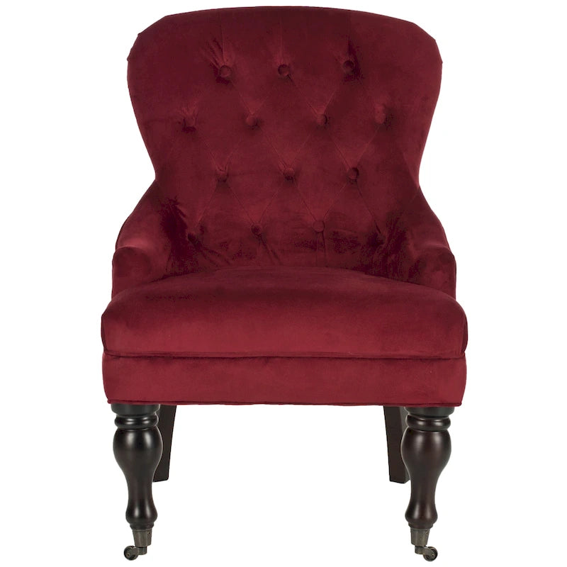 Tufted Diamond Accent Arm Chair, Single Seat – Multiple Colors