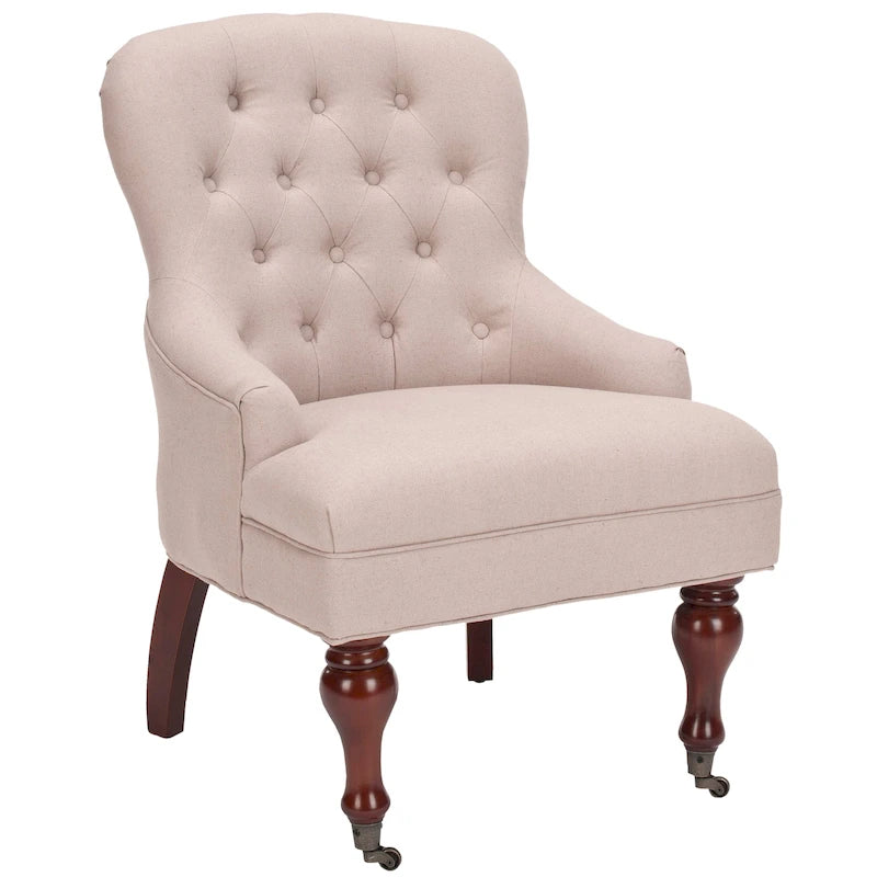 Tufted Diamond Accent Arm Chair, Single Seat – Multiple Colors