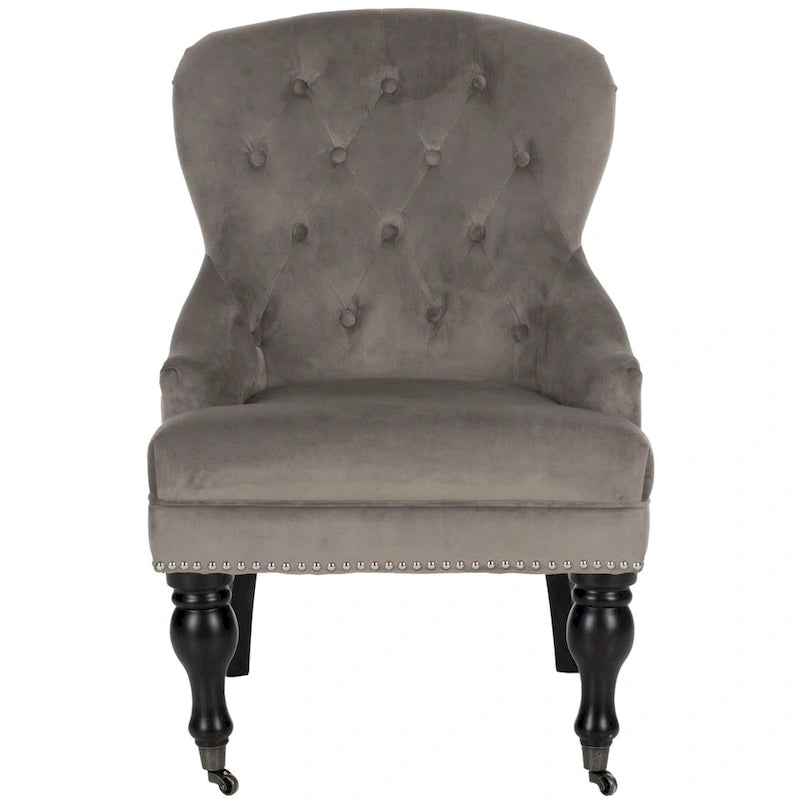 Tufted Diamond Accent Arm Chair, Single Seat – Multiple Colors