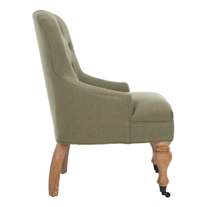 Tufted Diamond Accent Arm Chair, Single Seat – Multiple Colors