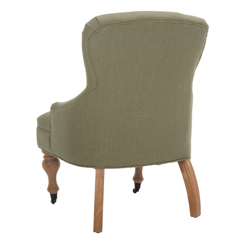 Tufted Diamond Accent Arm Chair, Single Seat – Multiple Colors