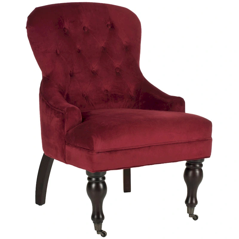 Tufted Diamond Accent Arm Chair, Single Seat – Multiple Colors