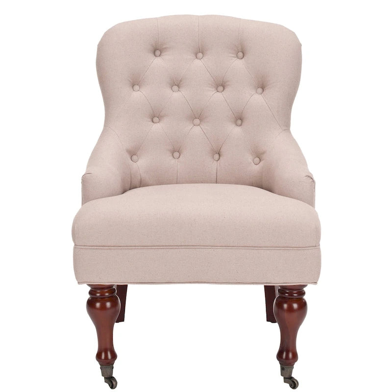 Tufted Diamond Accent Arm Chair, Single Seat – Multiple Colors
