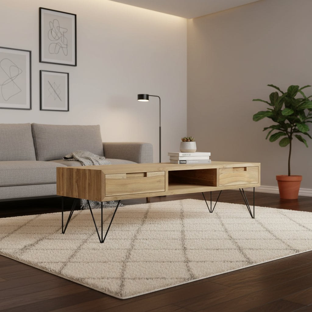  TV Stand 47.2x13.8x13.8 Solid Teak