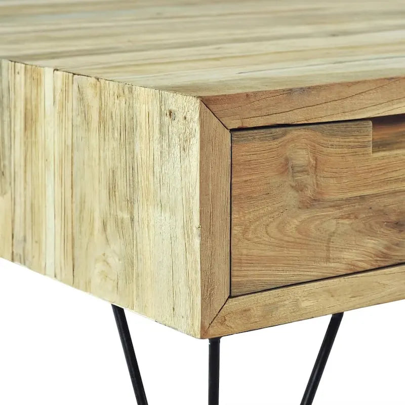 Brown Colonial TV Stand / Lowboard, 1-Person Assembly, 47.2"W