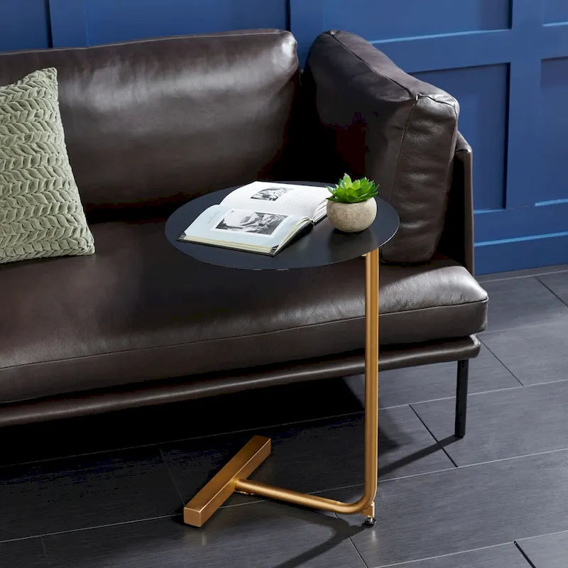  Aline Round Side Drink C-Table - 17.7 W x 17.7 L x 25 H - 18Wx18Dx25H