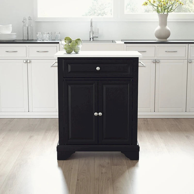  Lafayette Granite Top Portable Kitchen Island/Cart - 31W x 18D x 35.5H